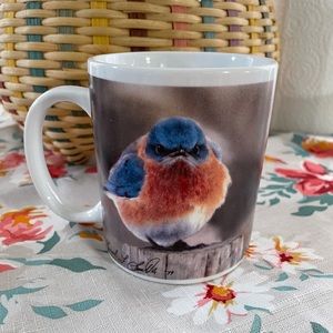 The Mad Bluebird Mug Eastern Bluebird Michael Smith 1979 Mug Cup Eklund Limited